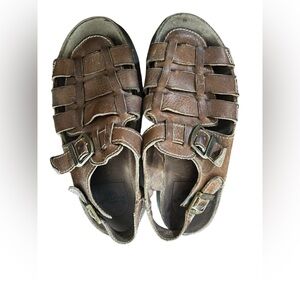 Dr Doc Martens Vintage Leather Fisherman Chunky Sandals